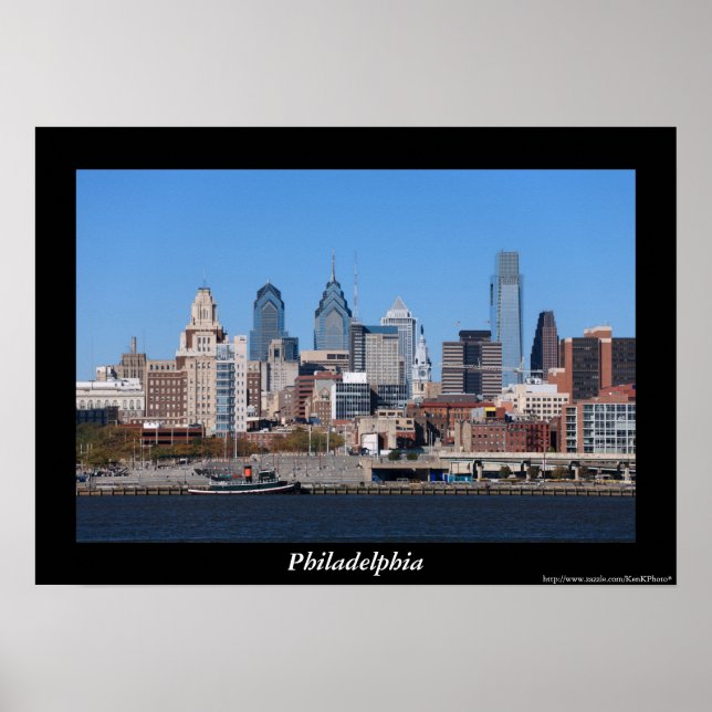 Philadelphia Skyline Poster (Framsidan)