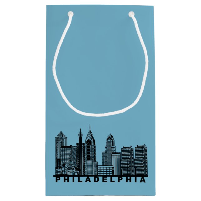 Philadelphia Skyline Silhouette  (Baksidan)