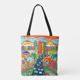 Philadelphia Skyline Tote Bag Tygkasse