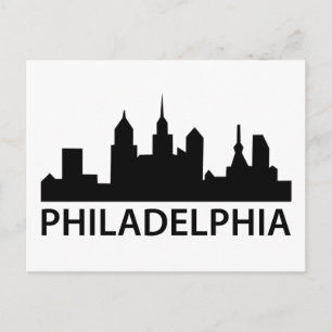 Philadelphia Skyline Vykort