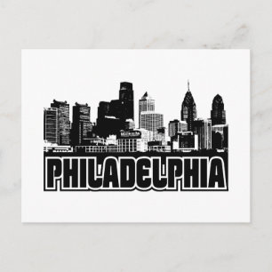 Philadelphia Skyline Vykort