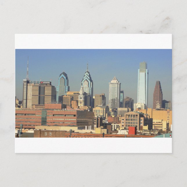 Philadelphia Skyline Vykort (Framsida)