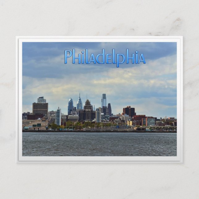 Philadelphia Skyline Vykort (Framsida)
