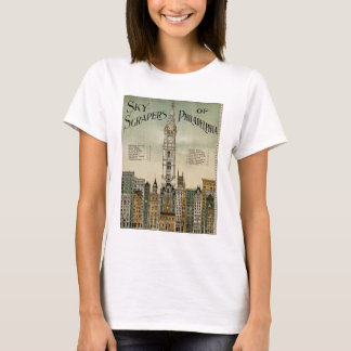 Philadelphia skyscraper (vintage affisch 1898) tee