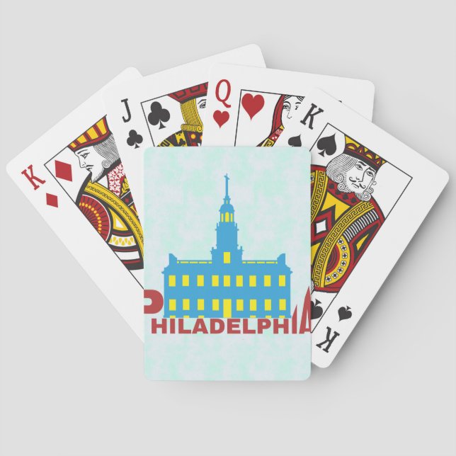 Philadelphia Spel Kort (Baksidan)