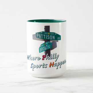 Philadelphia Sport Händer Broad och Pattison T-Shi Mugg