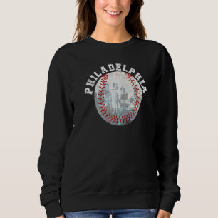 Philadelphia stadsbild baseball Philadelphia silue T Shirt