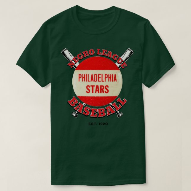 Philadelphia Stars Negro League Baseball T Shirt (Design framsida)