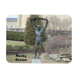 Philadelphia stenig staty magnet