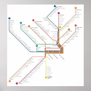 Philadelphia-tunnelbanan Poster