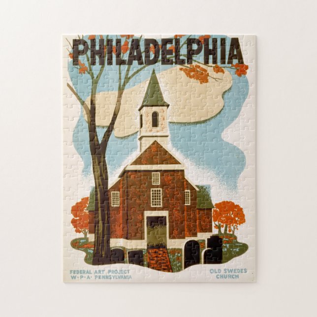 Philadelphia - USA Pussel (Vertikal)