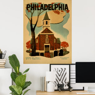 Philadelphia vintage affisch