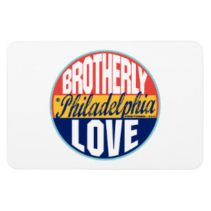 Philadelphia vintageetikett magnet