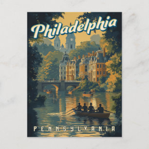 Philadelphia - Vintagen Pennsylvania Vykort