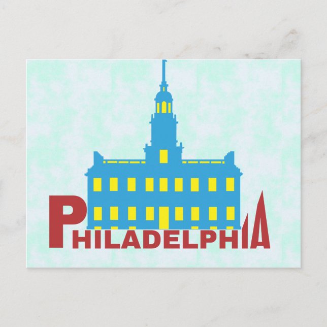 Philadelphia Vykort (Framsida)