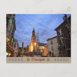 Philadelphia Vykort-Manayunk-Kyrka jul Helg Vykort