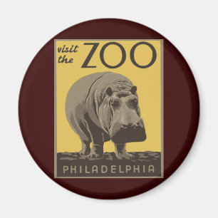 Philadelphia Zoo Magnet