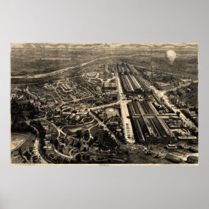 Philadelphias ettåriga utställning 1876 poster