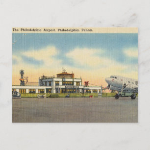 Philadelphias flygplats, Philadelphia, Pennsylvani Vykort