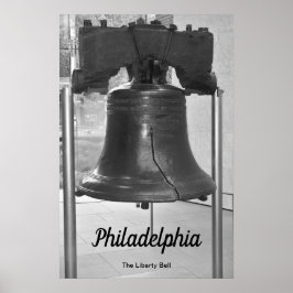 PHILADELPHIAS UNDERBARA BÄLTE I SVART OCH VITT POSTER