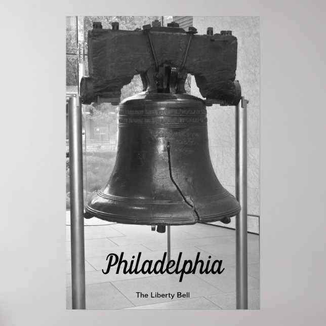 PHILADELPHIAS UNDERBARA BÄLTE I SVART OCH VITT POSTER (Framsidan)