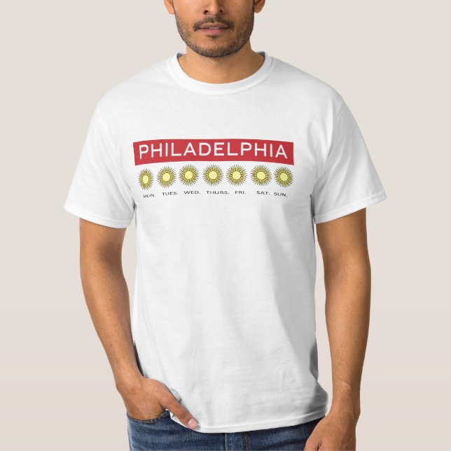 PHILADELPHIEN"ALWAYS SUNNY" TEE SHIRT (Framsida)