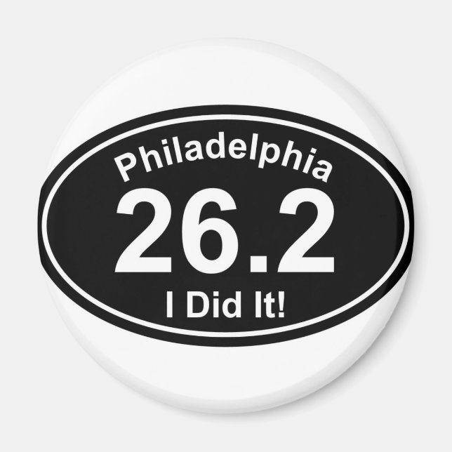 Philadelpia Marathon Magnet (Framsidan)