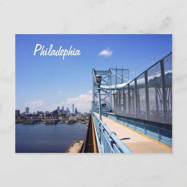 Philadephia PA Vykort (Framsida)