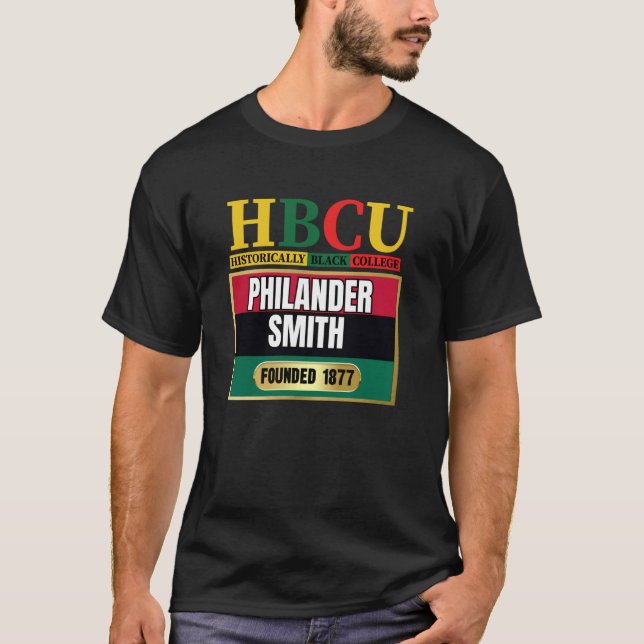 Philander Smith, PSC, HBC Grafisk T Shirt (Framsida)