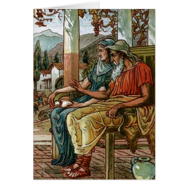 Philemon & Baucis Hälsningskort (Framsidan)