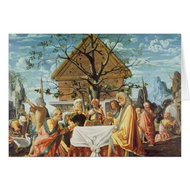 Philemon och Baucis, c.1500 Hälsningskort (Framsidan Horizontal)