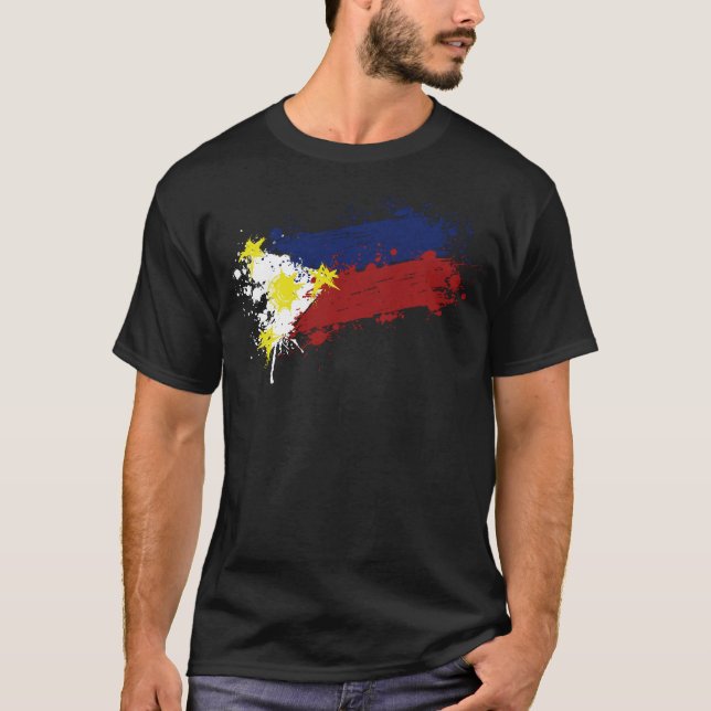 PhilFlagSylize T-shirt (Framsida)