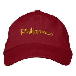 Philiippines Baseball Hat Broderad Keps