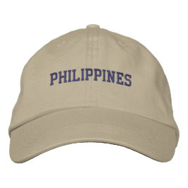 Philiippines Baseball Hat Broderad Keps