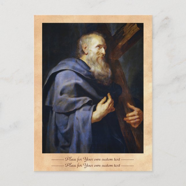 Philip Apostle Peter Paul Rubens porträtt Vykort (Framsida)