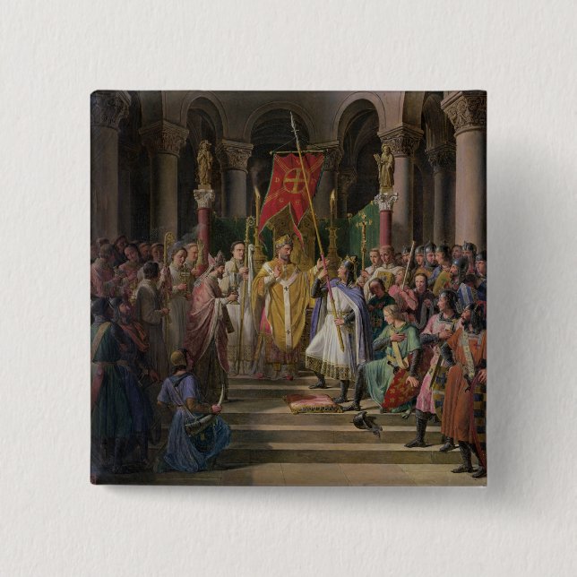 Philip Augustus kung av frankriken ta Knapp (Framsida)