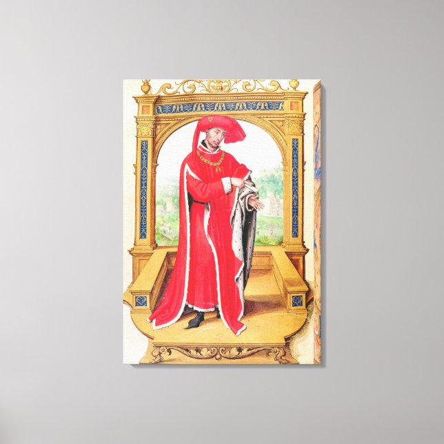 Philip Bra Duke av Burgundy Canvastryck (Framsida)