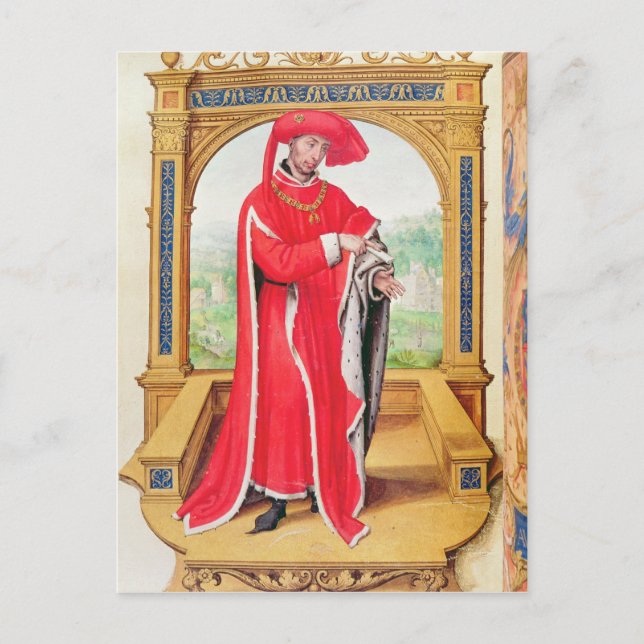 Philip Bra Duke av Burgundy Vykort (Framsida)