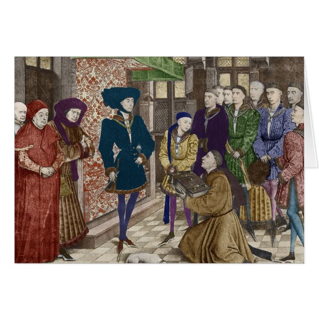 Philip bran, hertig av Burgundy Hälsningskort (Framsidan Horizontal)