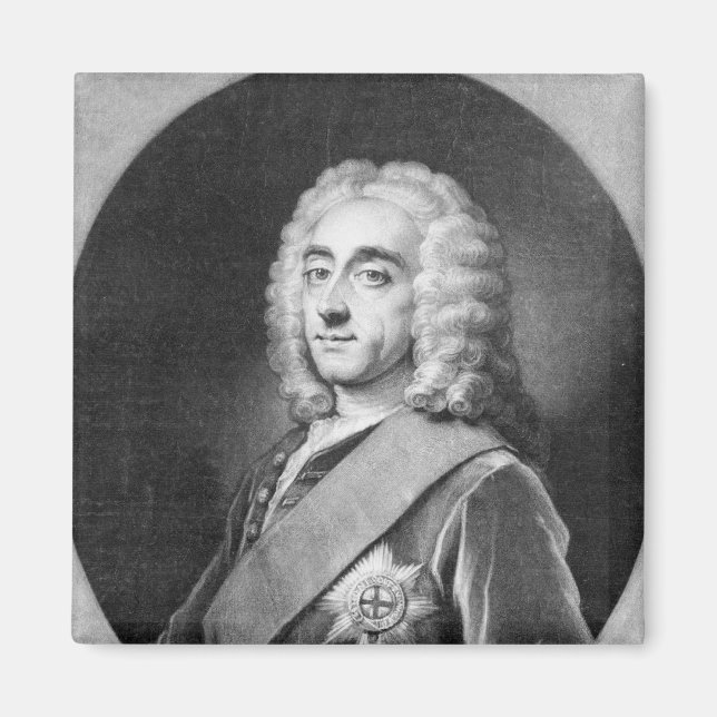 Philip Dormer Stanhope, graverad av John Simon Magnet (Framsidan)