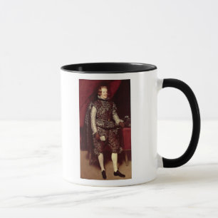 Philip dropp av Spanien i brunt och silver Mugg