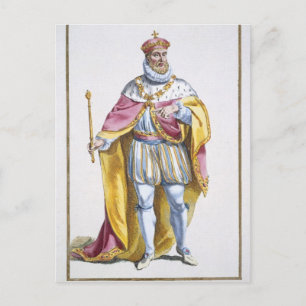 Philip II (1527-98) Kung i Spanien från Receuil de Vykort