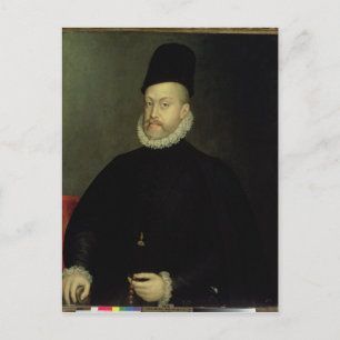 Philip II av Spanien 1565 Vykort