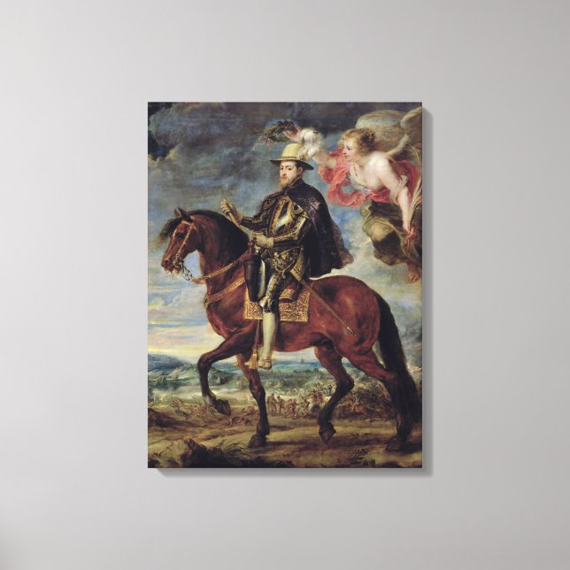 Philip II Crowned by Victory, 1628 Canvastryck (Framsida)