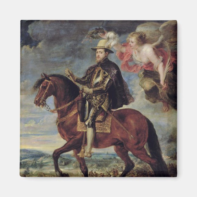 Philip II Crowned by Victory, 1628 Magnet (Framsidan)