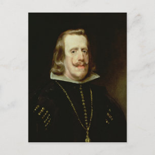 Philip IV av Spanien, c.1656 Vykort