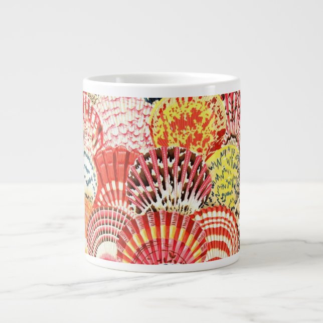 Philip Jacobs Fabric Scallop Snäckor Mugg Jumbo Mugg (Framsidan)