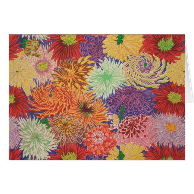 Philip Jacobs tyg"Hiroshige" kort (Framsidan Horizontal)