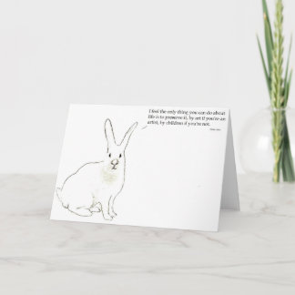 Philip Larkin hälsningkort Kort