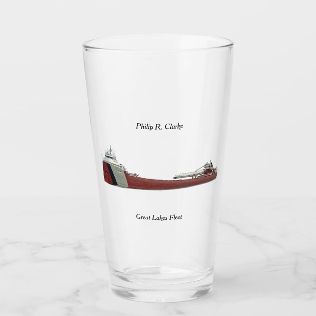 Philip R. Clarke glass Glaskopp (Framsida)